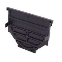 Product image for ACO Hexdrain Closing End Cap 125mm Black