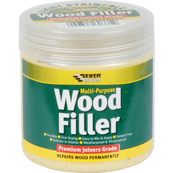 Image of Everbuild Multi-purpose Wood Filler 250ml Light Stainable