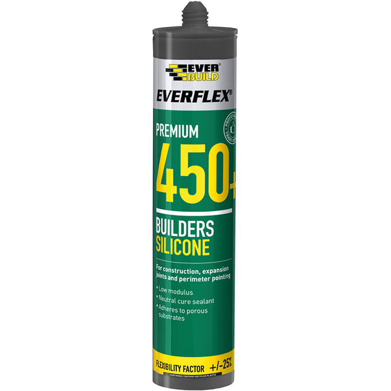 Product image for Everbuild Premium+ 450 Builders Silicone Brown 300ml