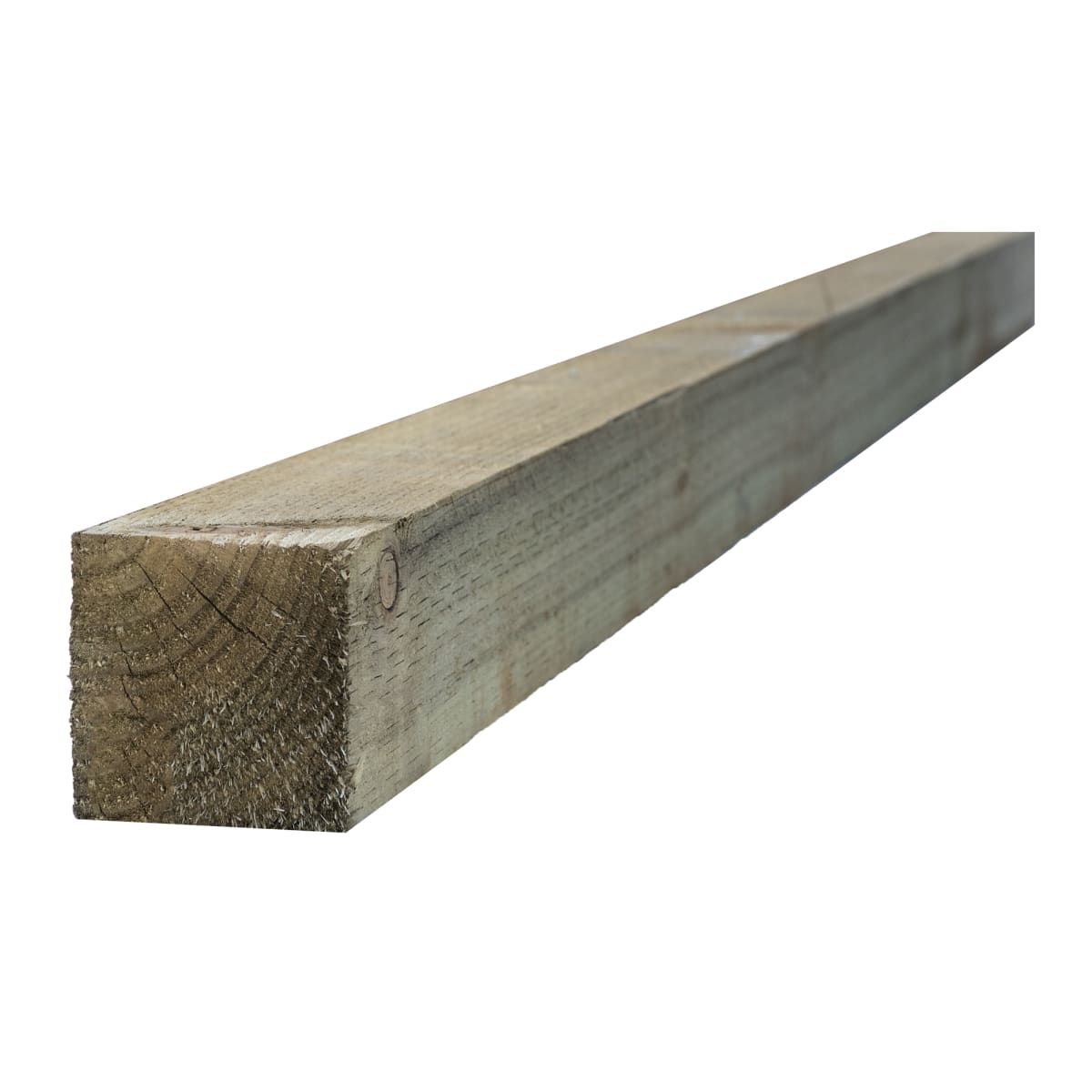 Product image for BSW Easi Incised Fence Post 3000 X 75 X 75mm Green