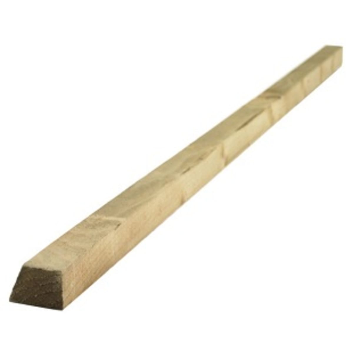 Image of FSC Sawn Cant Rail Treated Green 3600 X 75 X 47mm