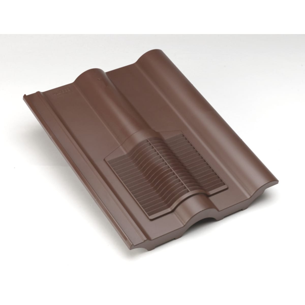 Product image for Klober Profile-line Double Roman Tile Vent 418 X 332mm Brown