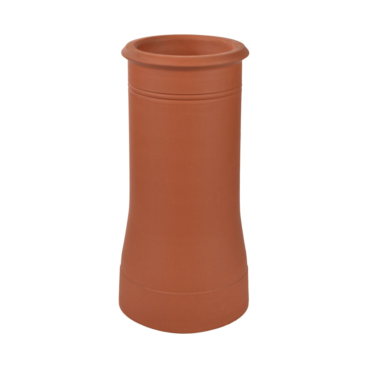 Image of Hepworth Chimney Pot Cannon Head 250mm Dia Terracotta Brown