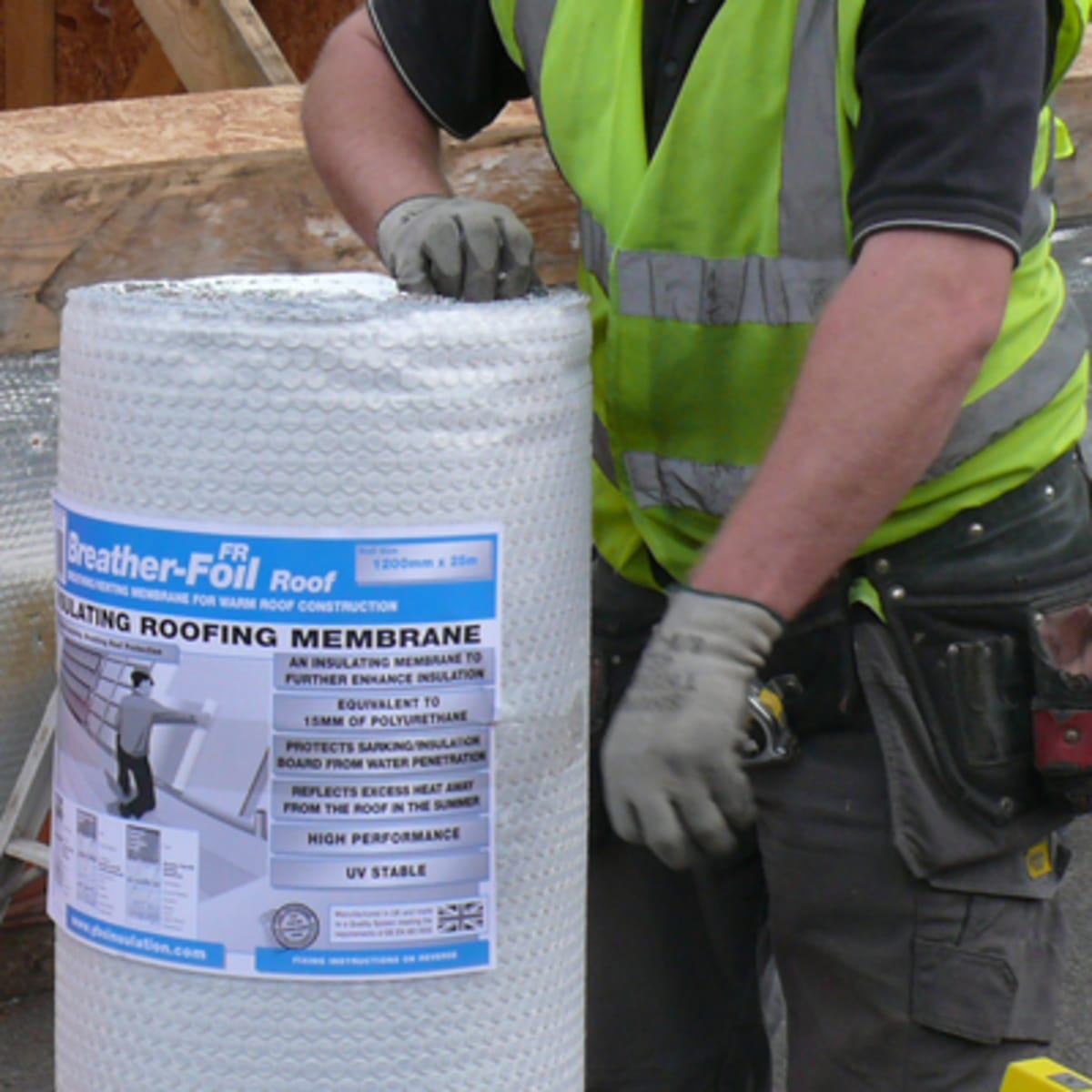 Product image for Breather-foil Multifoil Insulation 50m X 1350mm Silver