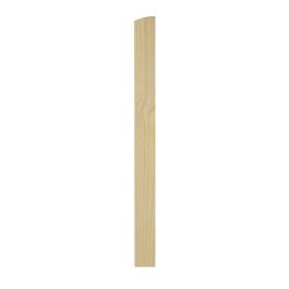 Product image for Richard Burbidge NB510/90PHALF 90mm x 43mm x 510mm x Pine Smooth Newel