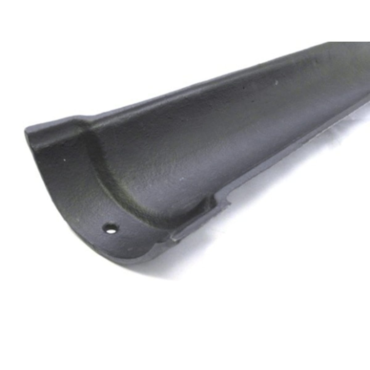 Product image for Classical Half Round Gutter Beaded 115 X 1830mm (dia X L) Black