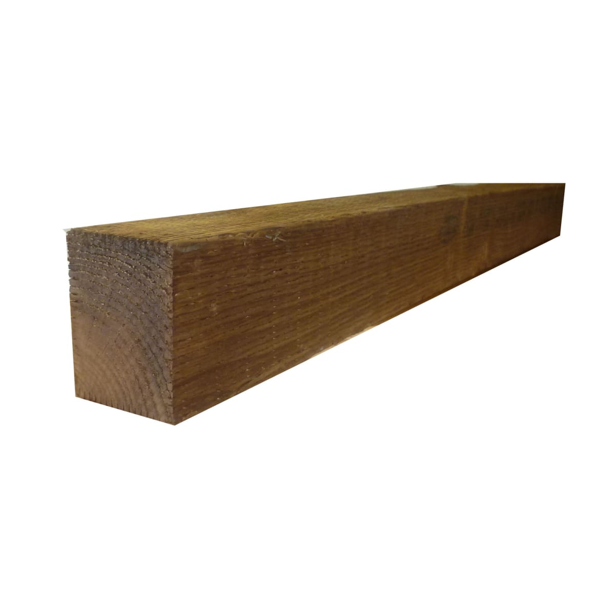 Product image for BSW Easi Incised Fence Post 3000 X 75 X 75mm Brown