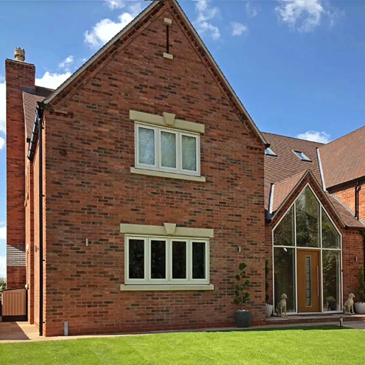 Product image for Imperial Wirecut Pre-war Banded Red Brick 73mm