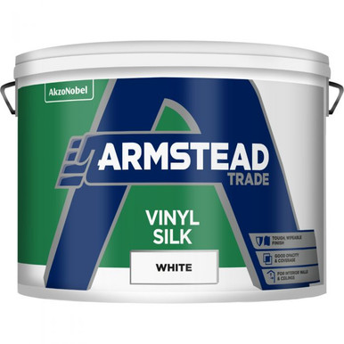 Product image for Armstead Trade Vinyl Silk Emulsion, White, 10l