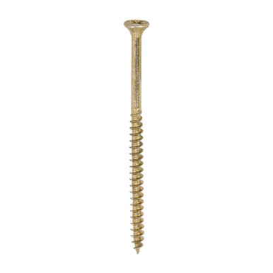 Product image for Timco Velocity Multi-Use Screws, PZ, Yellow, 4.5mm x 80mm, 200 Box