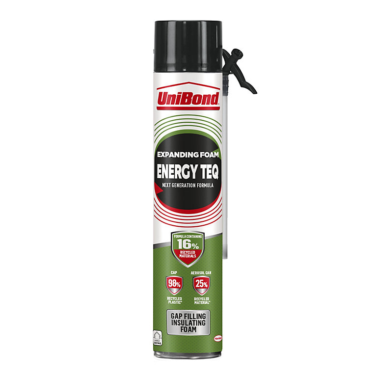 Product image for UniBond Energy Teq Hand-held Gap filling Expanding foam 750ml