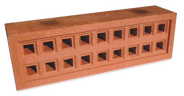 Product image for Expamet Red Air brick (L)215mm (W)50mm (H)65mm, Pack of 3