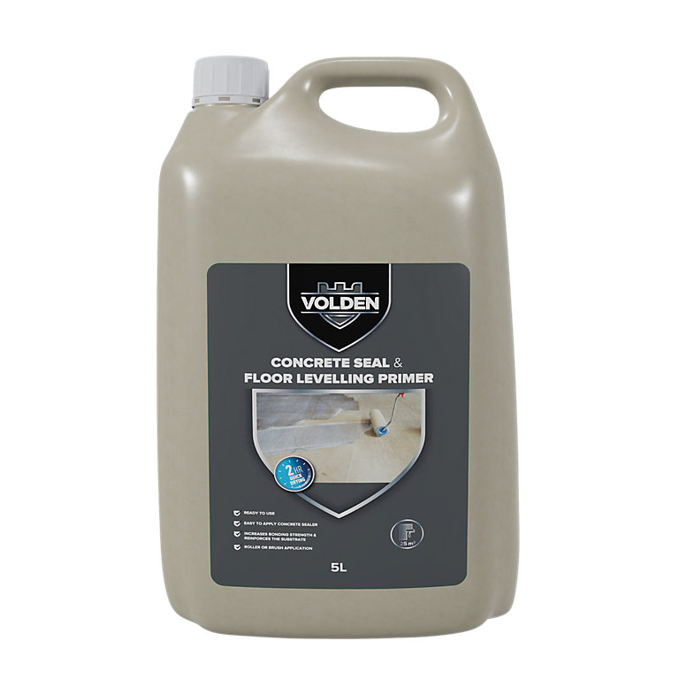 Product image for Volden Concrete seal & floor levelling White Universal primer, 5L, 5kg Jerry can