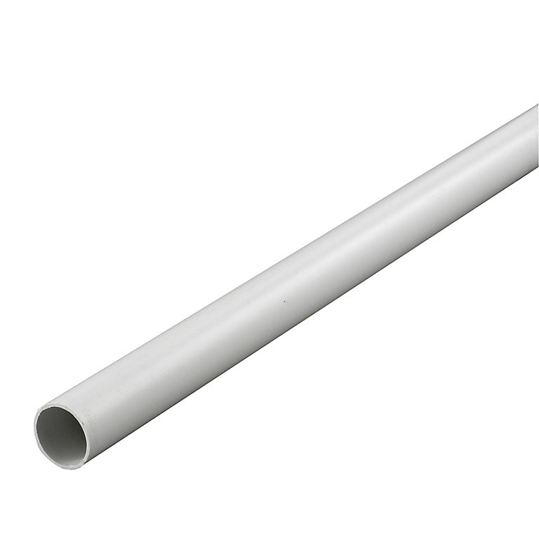 Product image for FloPlast White Solvent weld Waste pipe, (L)2m (Dia)40mm