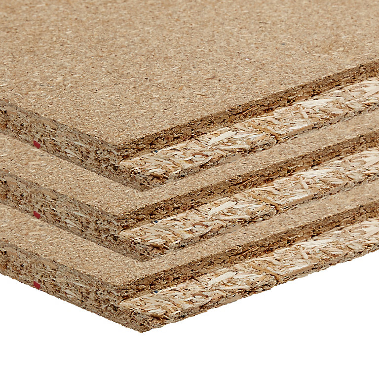 Image of Natural Chipboard Loft panel (L)1.22m (W)0.33m (T)18mm , Pack of 3