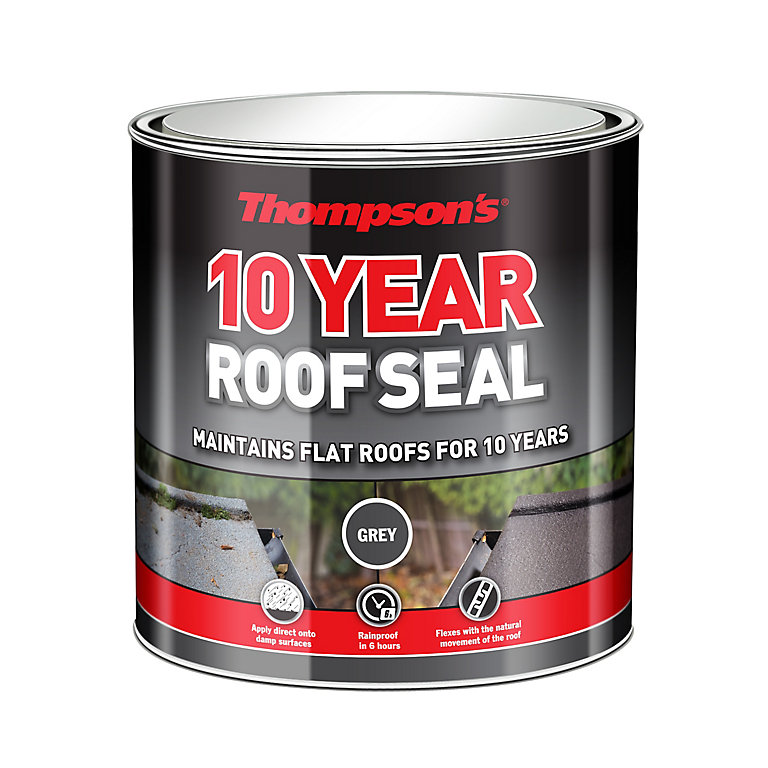 Product image for Thompsons Grey Roof sealant, 4L
