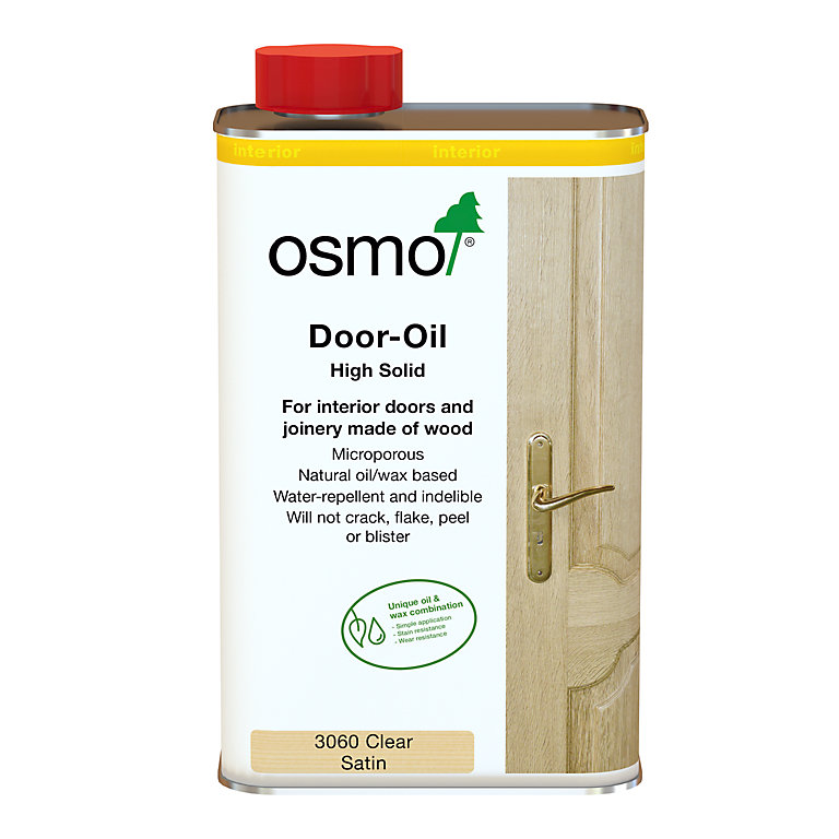 Product image for Osmo Door Clear Satin Wood oil, 1L