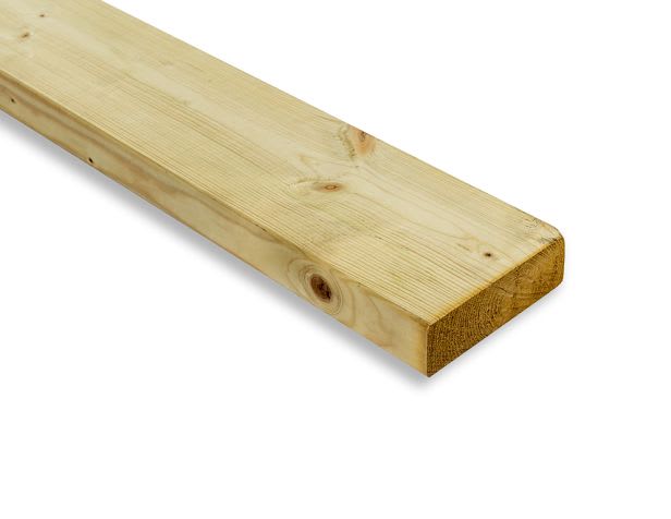Product image for 47mm x 150mm Sawn Treated Timber C24 (6" x 2") 3m