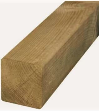 Product image for 47mm x 50mm Sawn Treated Timber (2" x 2") 3.6m