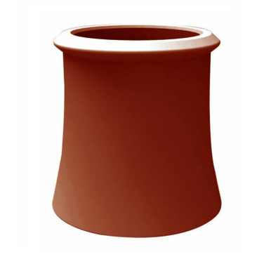 Product image for Roll Top Chimney Pot, Red, 300 MM