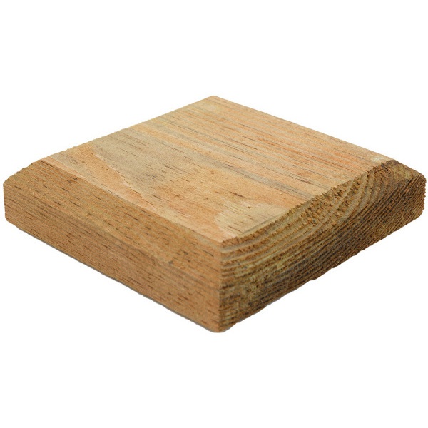 Product image for Fence Post Cap 100x100mm To Suit 75x75mm Post Dark Brown
