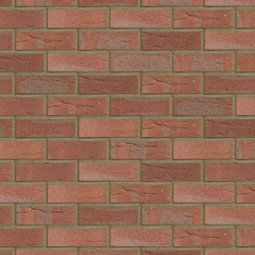 Product image for Forterra Kimbolton Red Multi Facing Brick 65mm | Pack of 495
