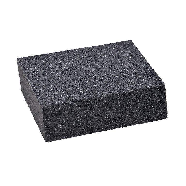 Product image for Fine/Medium Angled sanding sponge (L)100mm (W)68mm