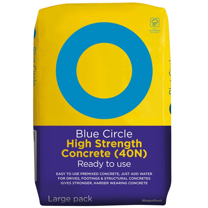 Product image for Blue Circle High Strength Concrete - 20kg