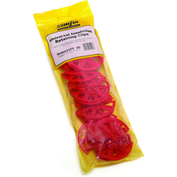 Product image for Ancon Staifix Universal Insulation Retaining Clip (bag Of 20)