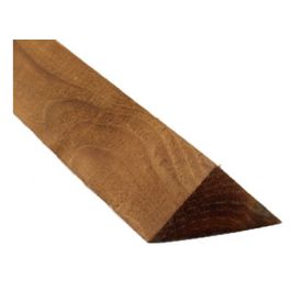 Product image for 75mm x 75mm x 3.0m (3") Arris Rail Brown Treated