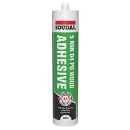 Product image for Soudal 290ml 5 Minute D4 Wood Adhesive Gel 134051