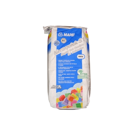Product image for Mapei 20kg Keraquick Tile Adhesive White