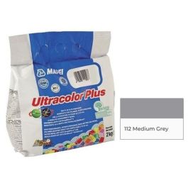 Product image for Mapei Ultracolor Plus Grout 112 Medium Grey 2kg