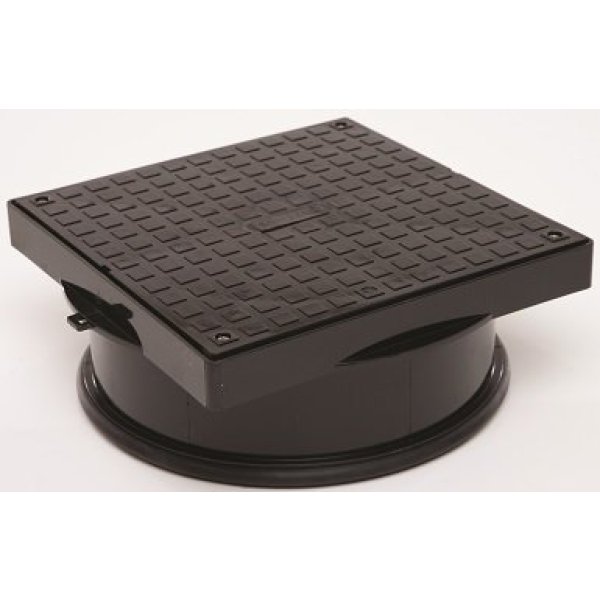 Product image for Underground Square Plastic Cover & Frame 320mm