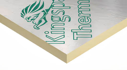 Product image for 120mm Kingspan Thermapitch TP10 PIR Insulation Board 2400mm x 1200mm