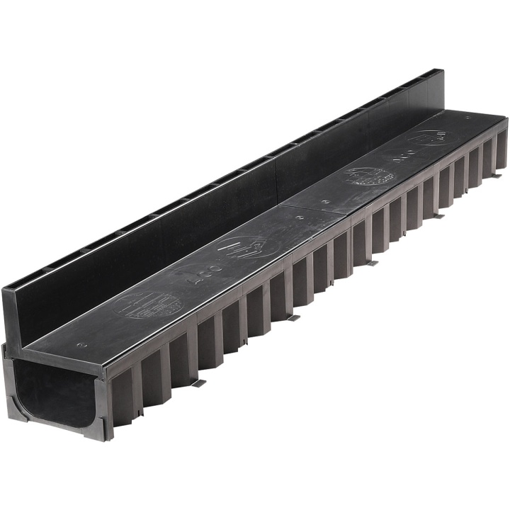 Product image for ACO HexDrain Brickslot 1m Channel with Slotted Grating