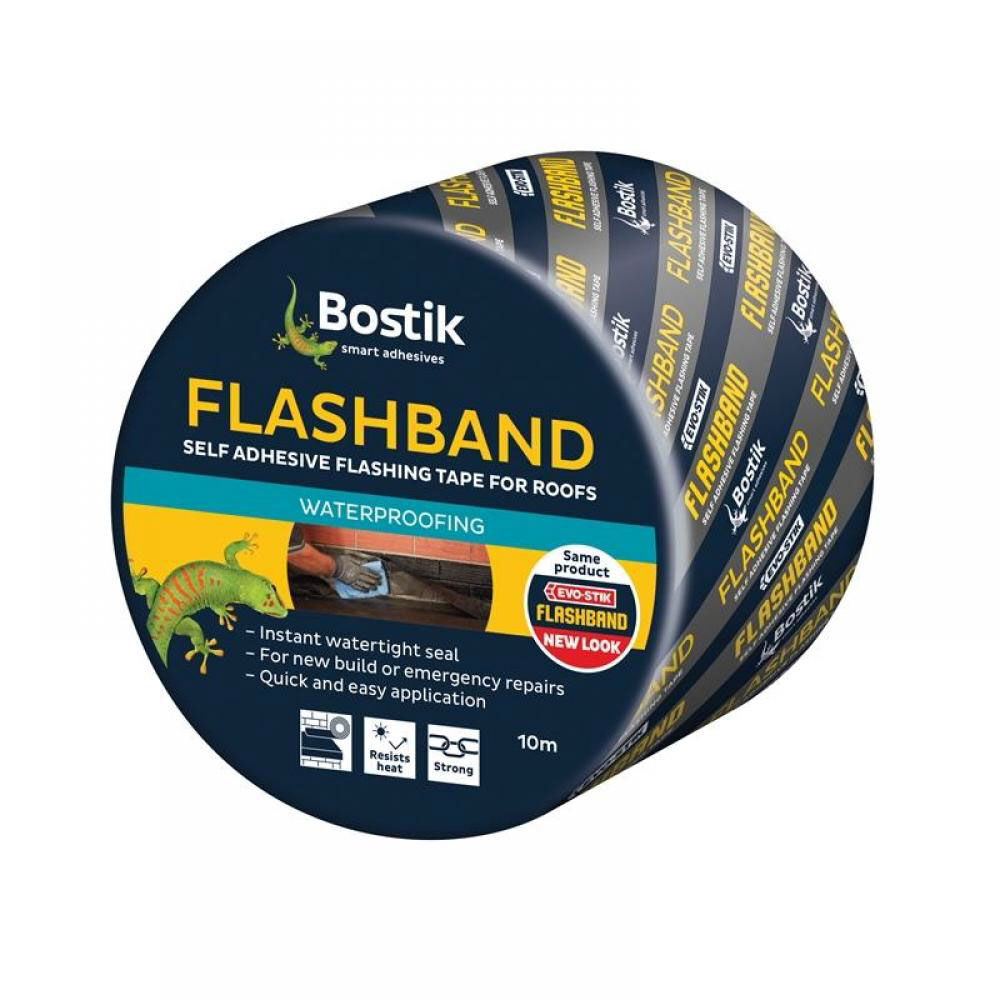 Product image for Bostik Flashband Original Self Adhesive Flashing Tape Grey 75mm x 10mtr