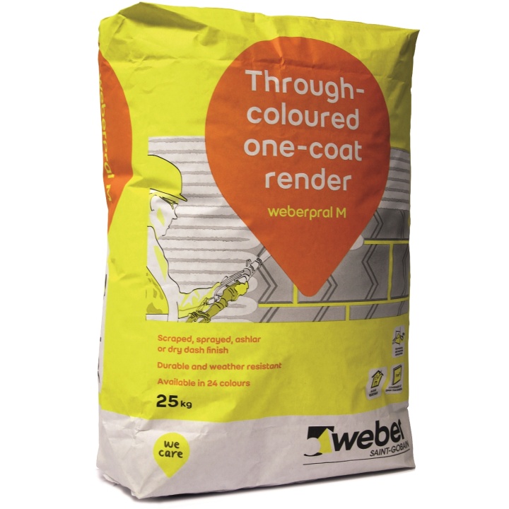 Image of Weber Pral M Monocouche Render - Chalk 25kg