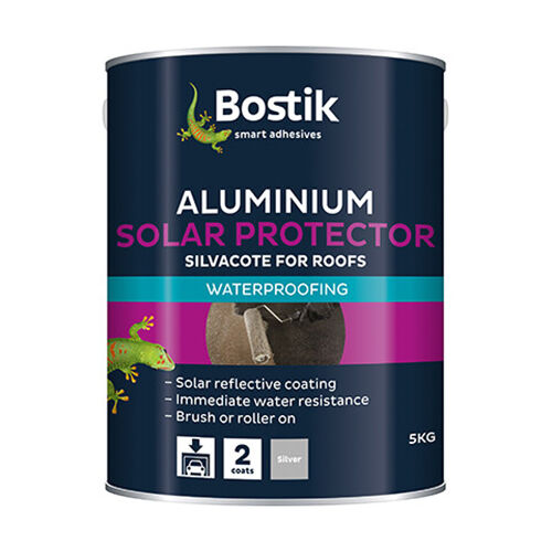 Product image for Bostik Aluminium Solar Protector Silvacote For Roofs 5ltr