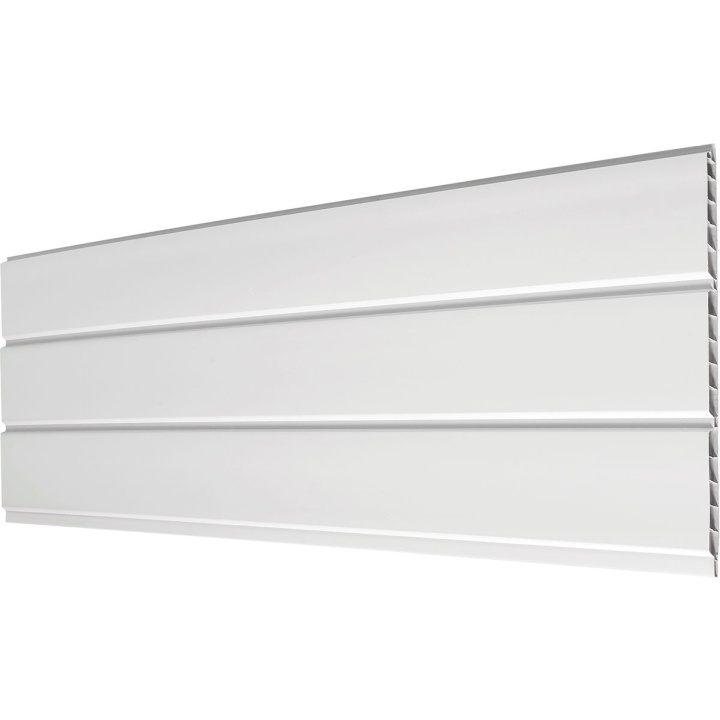 Product image for  Hollow Soffit Board White 300mm x 5m