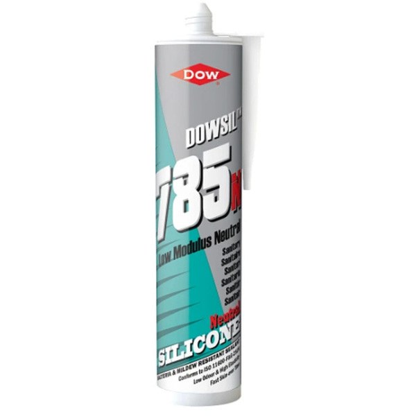 Image of Dowsil 785N Neutral Silicone Sealant White 310ml