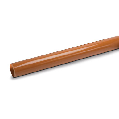 Product image for Polypipe U/G Drain 160mm 3m Plain Ended Pipe
