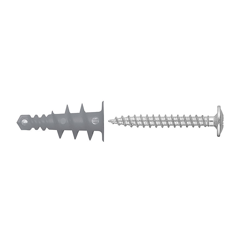 Product image for Diall Self drill Cavity plug (Dia)14mm (L)32mm, Pack of 25