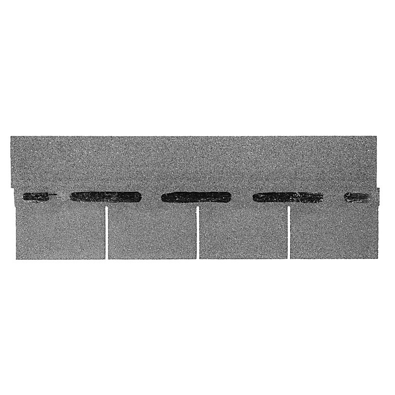 Product image for Roof Pro Grey Square Roof shingle (L)1m (W)340mm, Pack of 16