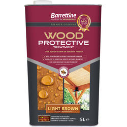 Product image for Barrettine Wood Protective Treatment 5L Light Brown