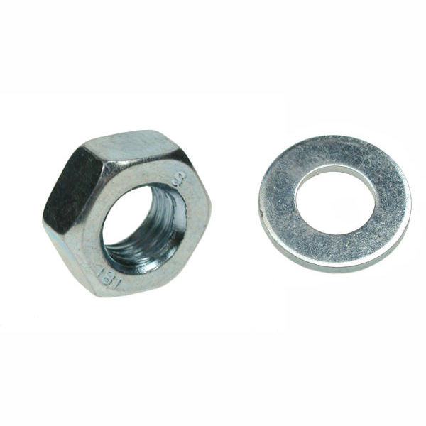 Product image for OJ Unifix Hex Nut And Washer BZP M12 (8)