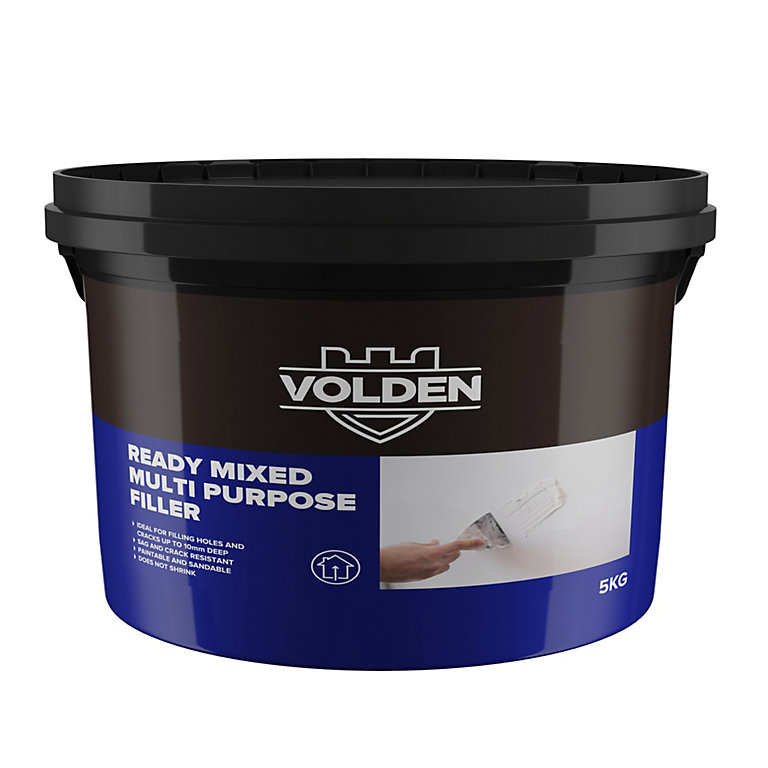 Product image for Volden White Paste Ready to use Multi-purpose Filler, 5kg