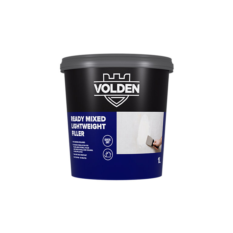 Product image for Volden White Paste Ready to use Multi-purpose Filler, 1L 420g