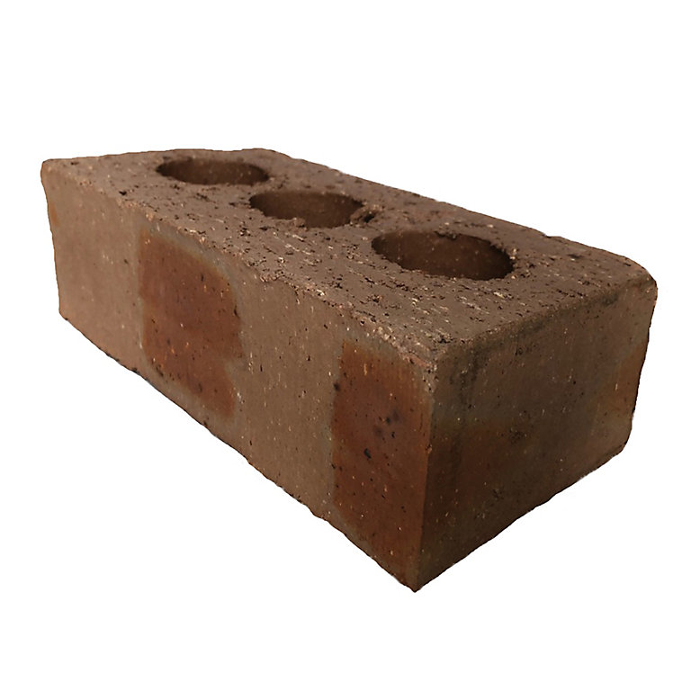 Product image for Raeburn Smooth Red Perforated Common brick (L)215mm (W)102.5mm (H)65mm, Pack of 452