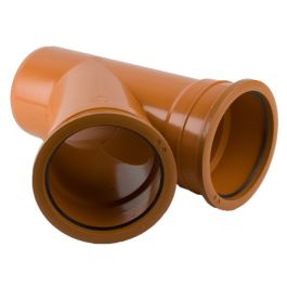 Image of Brett Martin B7121 160mm x 160mm Double Socket Equal Junction 45 Degrees